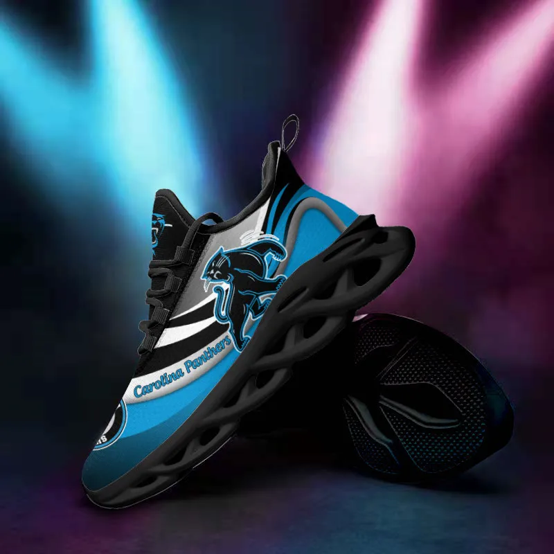 Carolina Panthers Yezy Running Sneakers