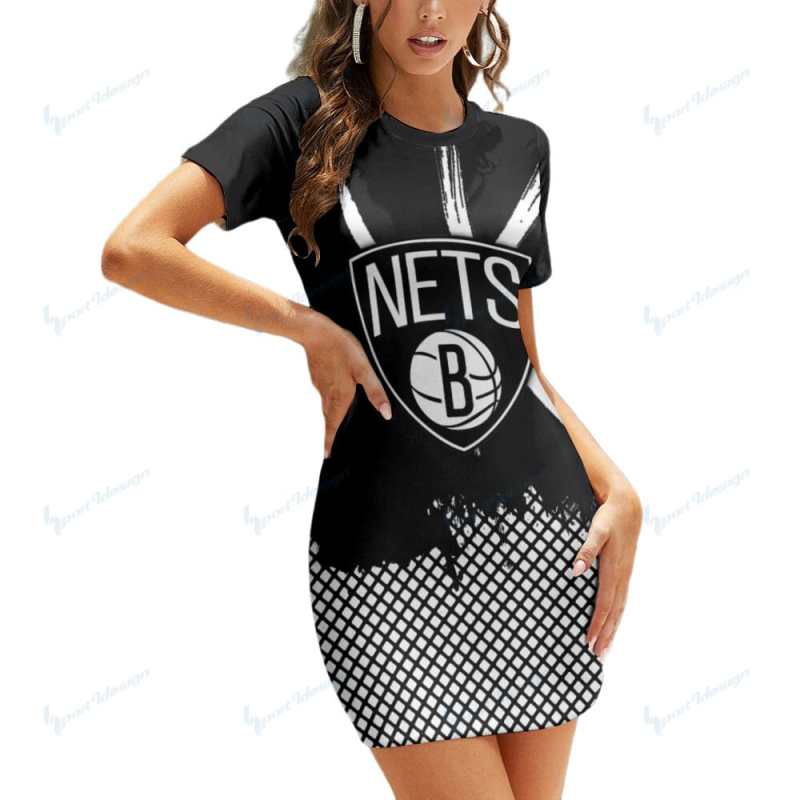 Brooklyn Nets Mini Dress Back View