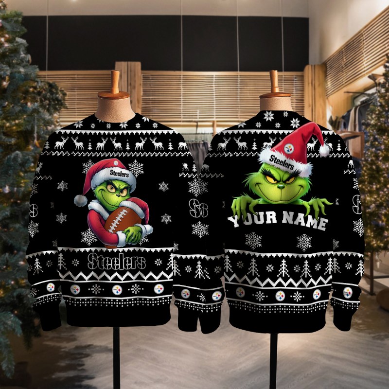 Pittsburgh Steelers Ugly Christmas Sweater - Full