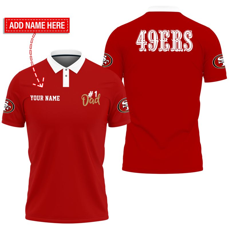 San Francisco 49ers Personalized Polo Shirt