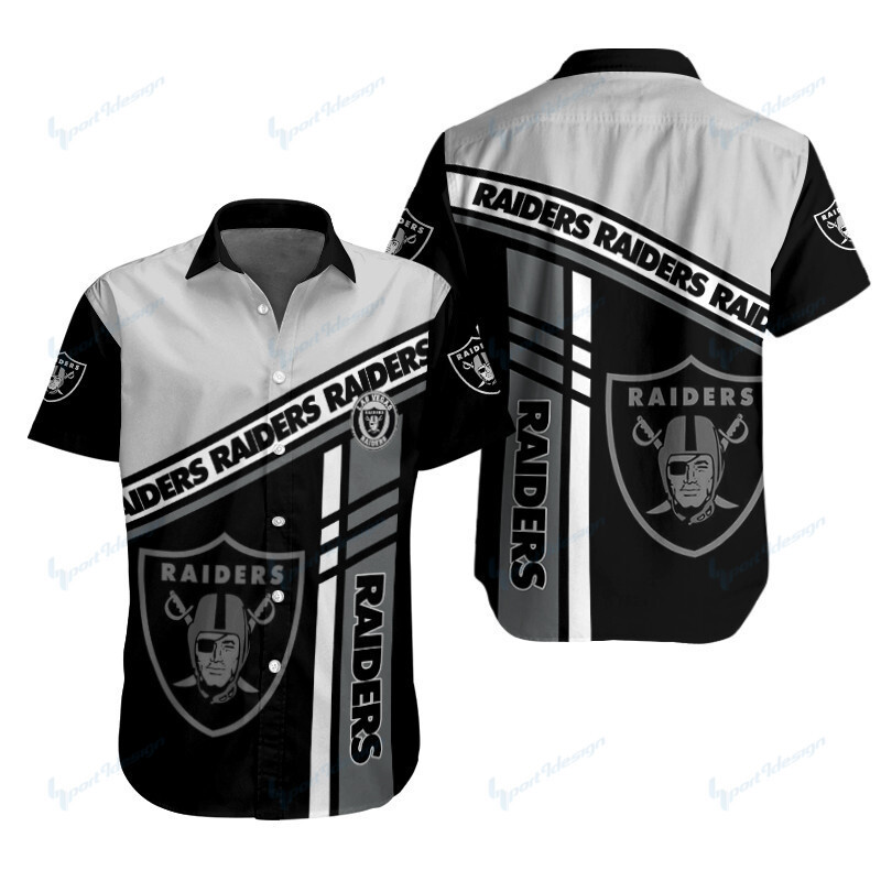 Sizing Chart for Las Vegas Raiders Button Shirt BB053