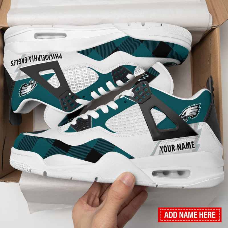 Philadelphia Eagles AJ4 Sneaker Image 3