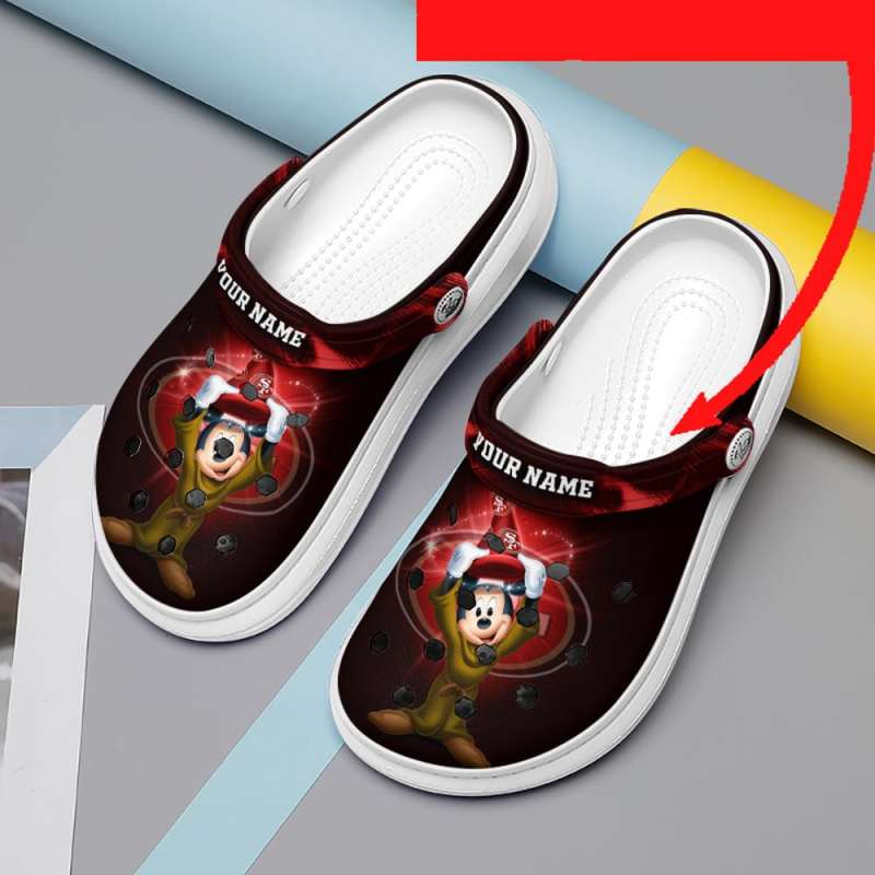 San Francisco 49ers Personalized Limited Clog