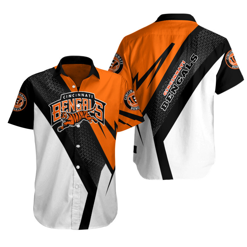 Cincinnati Bengals Button Shirt Sizing Chart