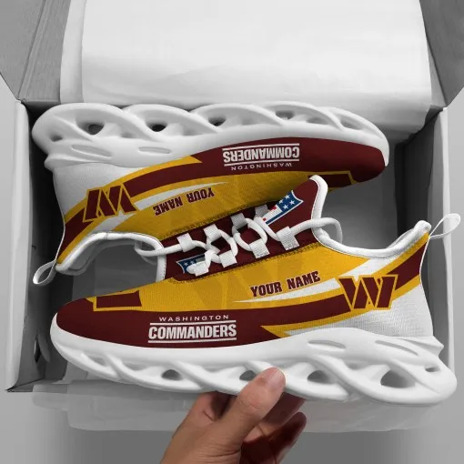 Washington Commanders Personalized Yezy Running Sneakers