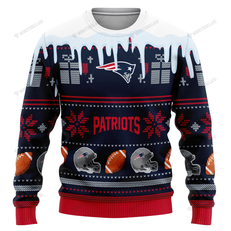 New England Patriots Woolen Sweater Back