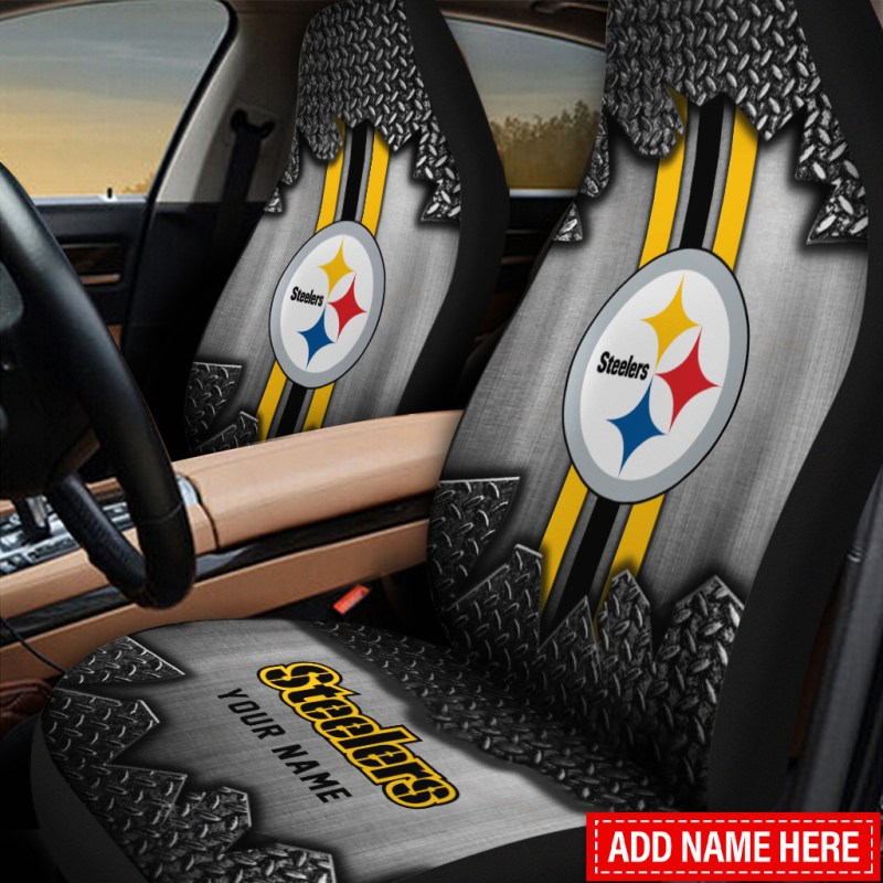 Pittsburgh Steelers Personalized Car Seat Covers
