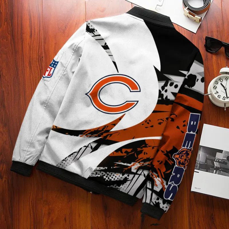 Chicago Bears Bomber Jacket Details