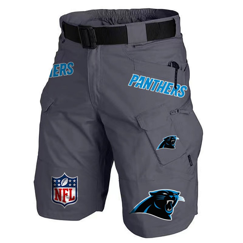 Carolina Panthers grey shorts
