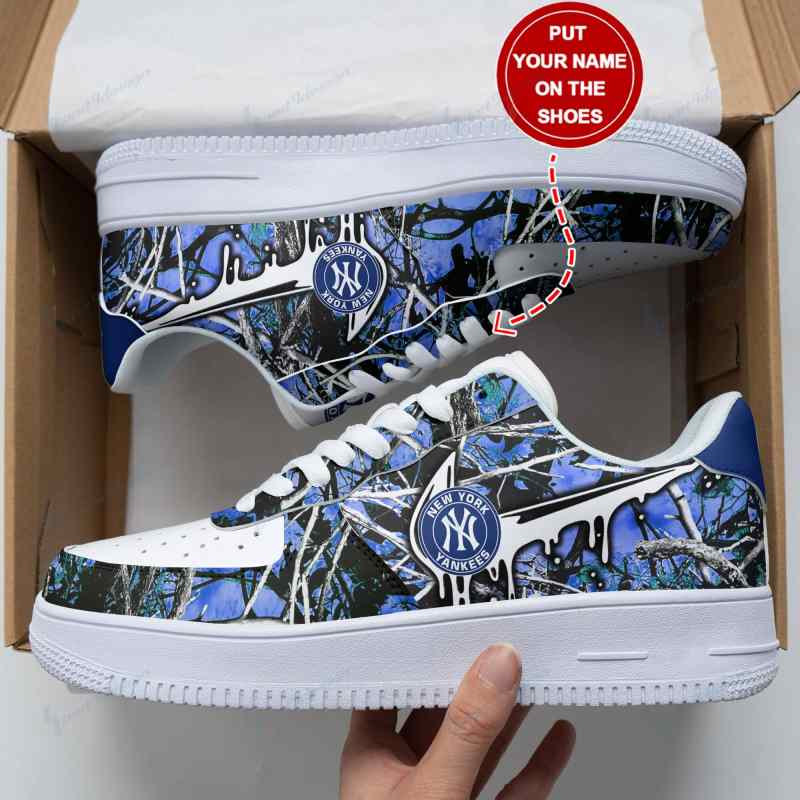 New York Yankees Personalized AF1 Shoes Image 1