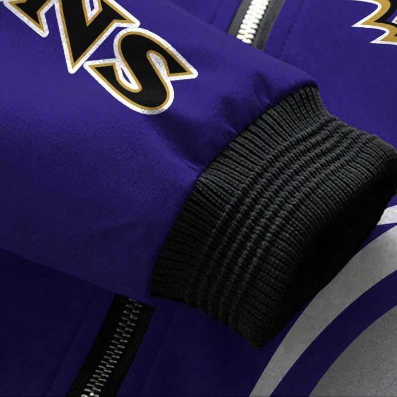 Baltimore Ravens Bomber Jacket - Back View