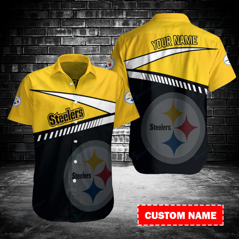 Pittsburgh Steelers Personalized Button Shirt Sizing Chart