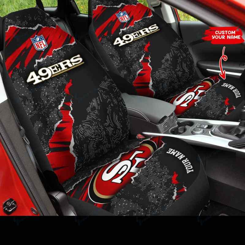 San Francisco 49ers Personalized Car Seat Covers