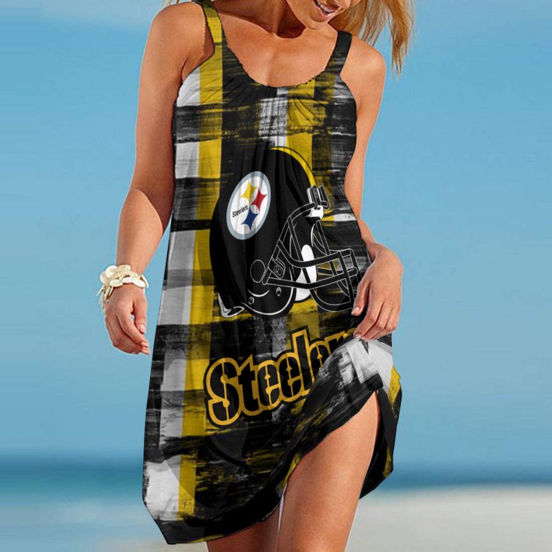 Pittsburgh Steelers Beach Dress Image 1