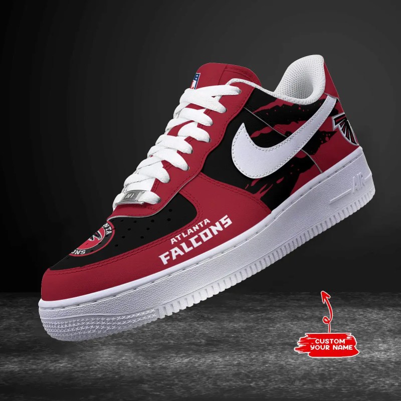 Atlanta Falcons Logo Pattern Sneakers