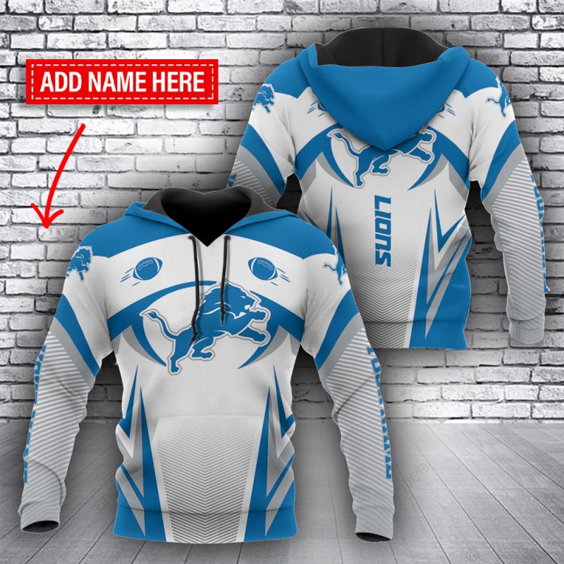 Detroit Lions Personalized Hoodie
