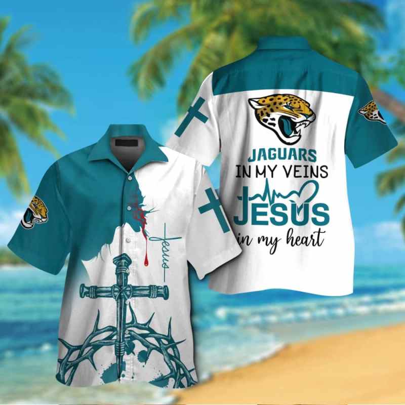 Sizing Chart for Jacksonville Jaguars Button Shirt BB795