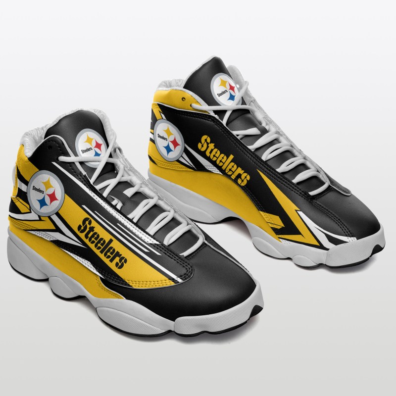 Stylish Design of Pittsburgh Steelers AJD13 Sneakers