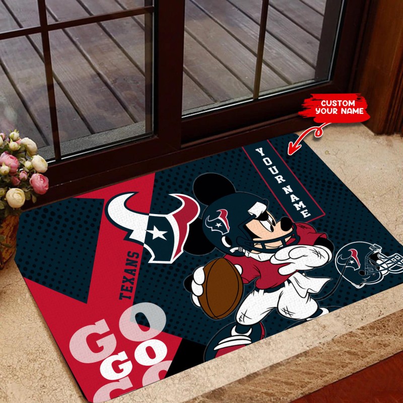 Houston Texans Personalized Doormat