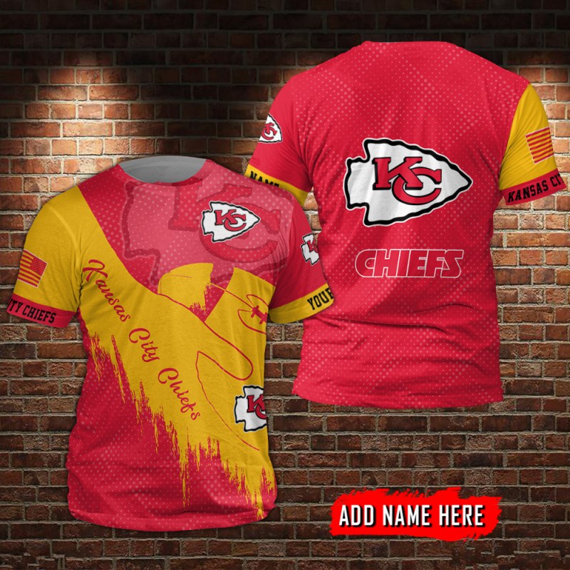 Kansas City Chiefs Personalized T-Shirt