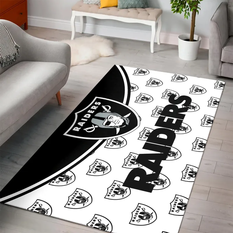 Las Vegas Raiders Rectangle Rug