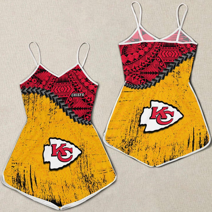 Kansas City Chiefs Women's 3D Printed Romper Jumpsuit