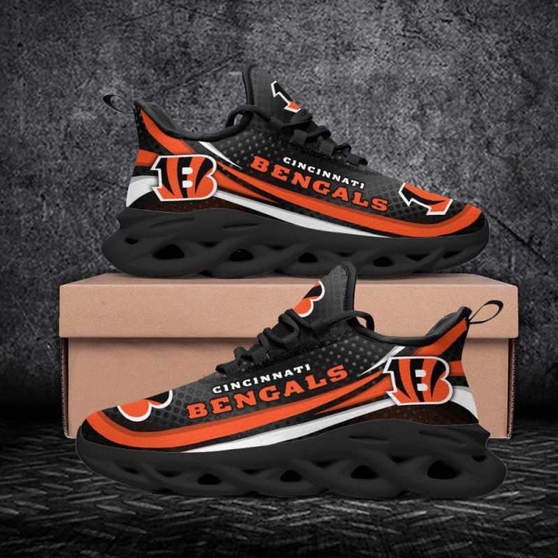 Cincinnati Bengals Yezy Running Sneakers Front