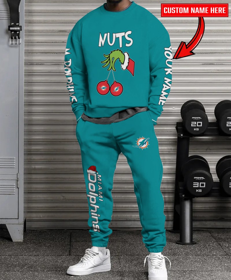 Miami Dolphins Christmas Collection Sweatshirt and Sweatpants