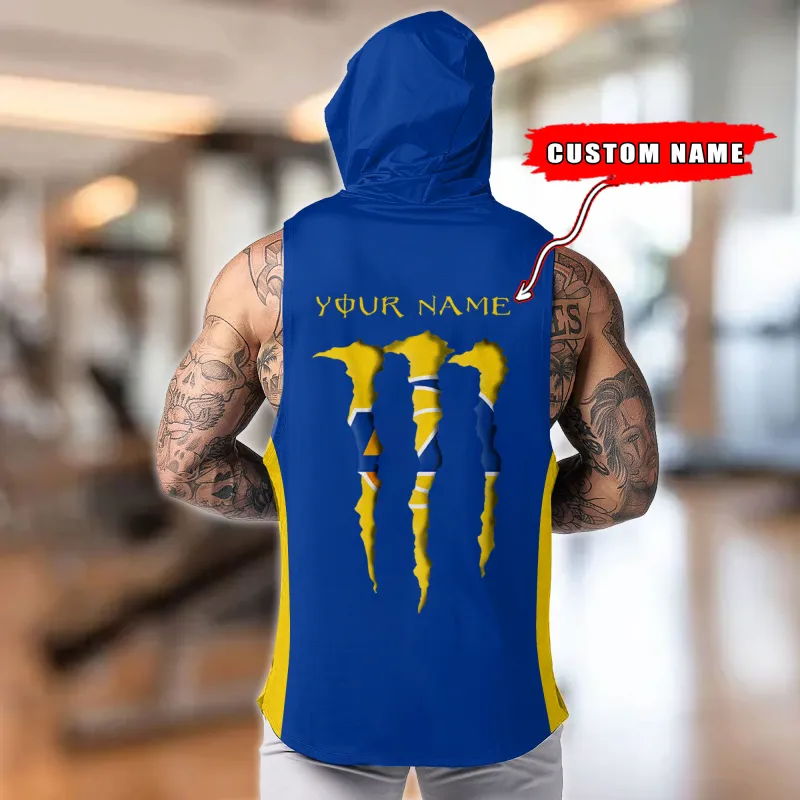 Los Angeles Rams Hooded Tank Top Back View