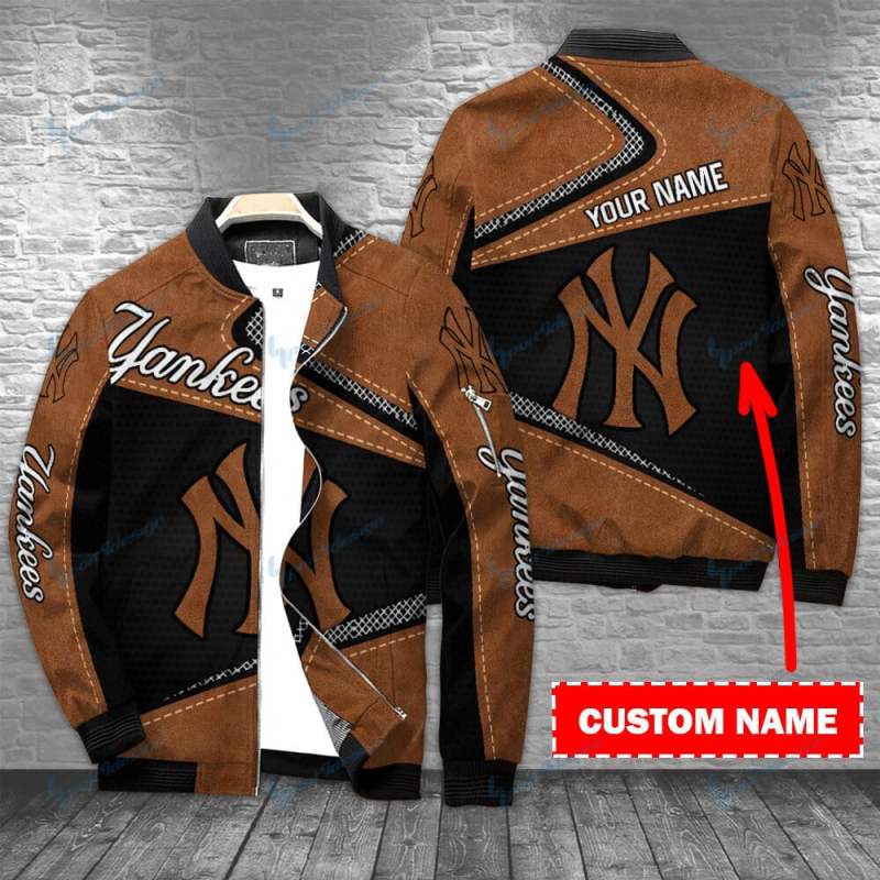 New York Yankees Bomber Jacket Front View