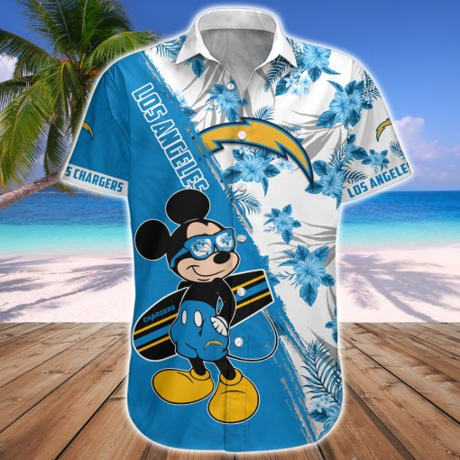 Los Angeles Chargers Button Shirt