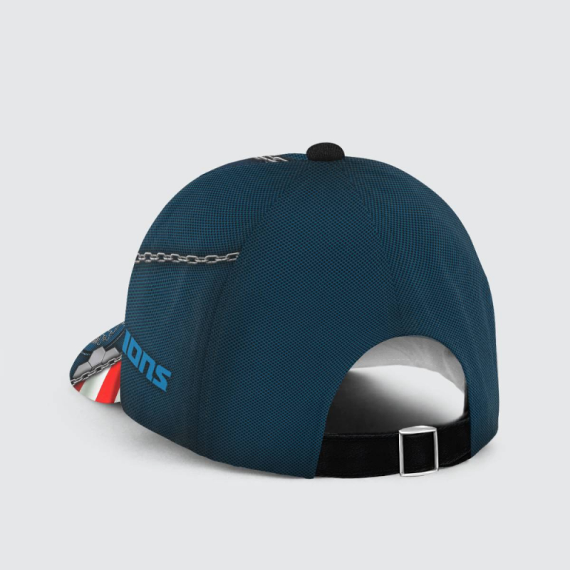Detroit Lions Chain Printed Baseball Cap
