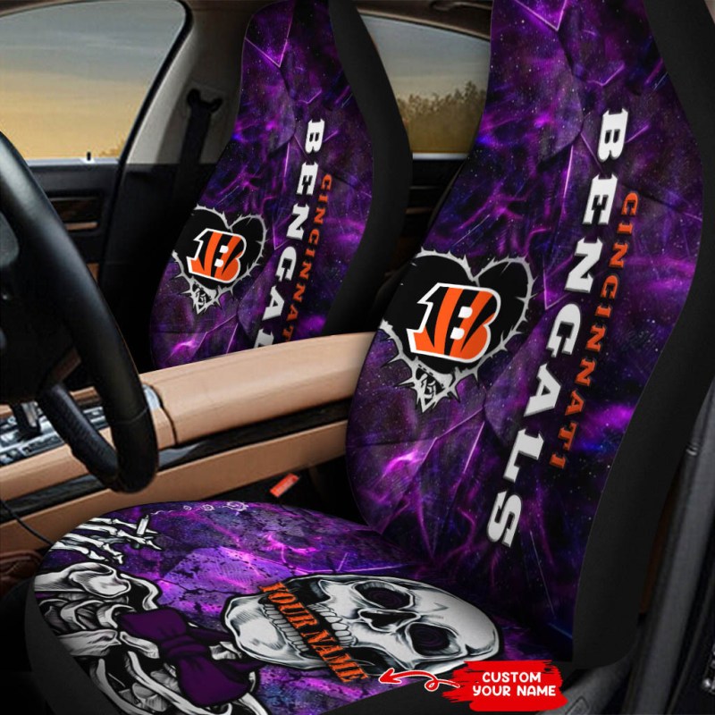 Cincinnati Bengals Personalized Car Seat Covers