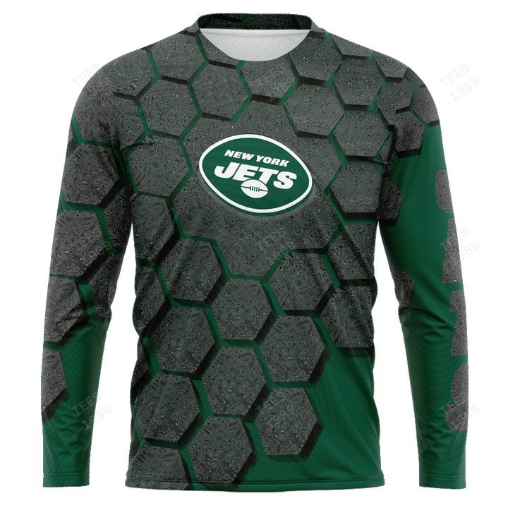 New York Jets All Over Printed Sweater Look