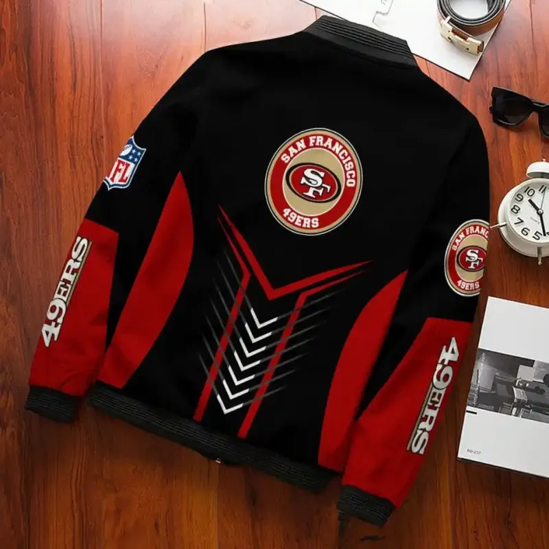 San Francisco 49ers Bomber Jacket - Back View