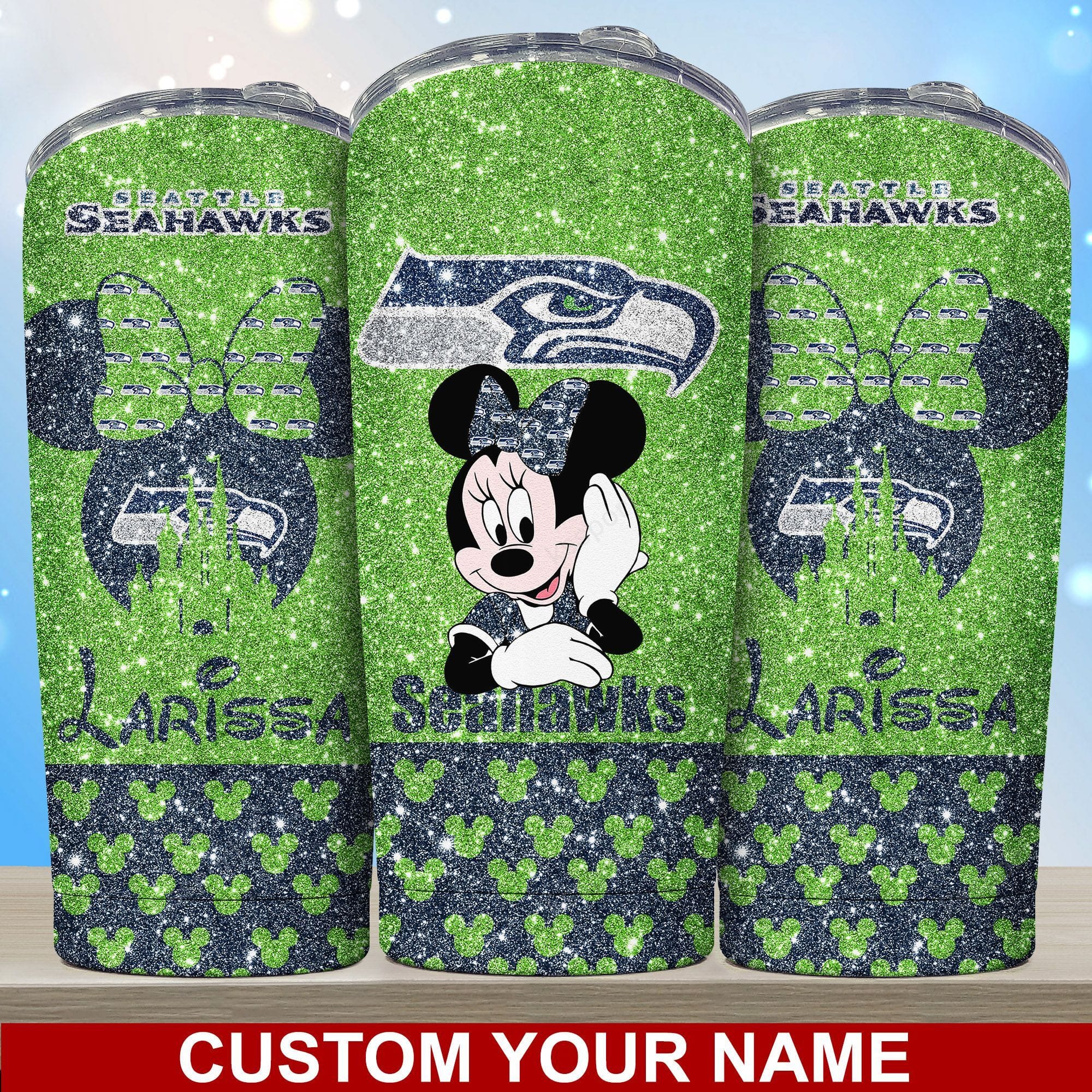 Seattle Seahawks Personalized Tumbler Image 2
