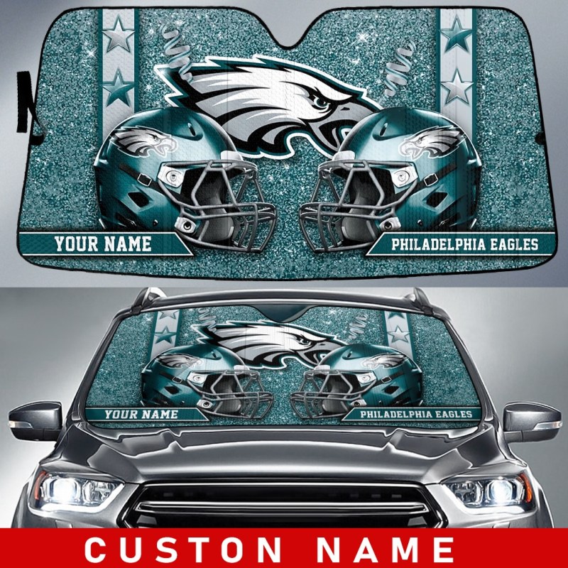 Philadelphia Eagles Personalized Auto Sun Shade