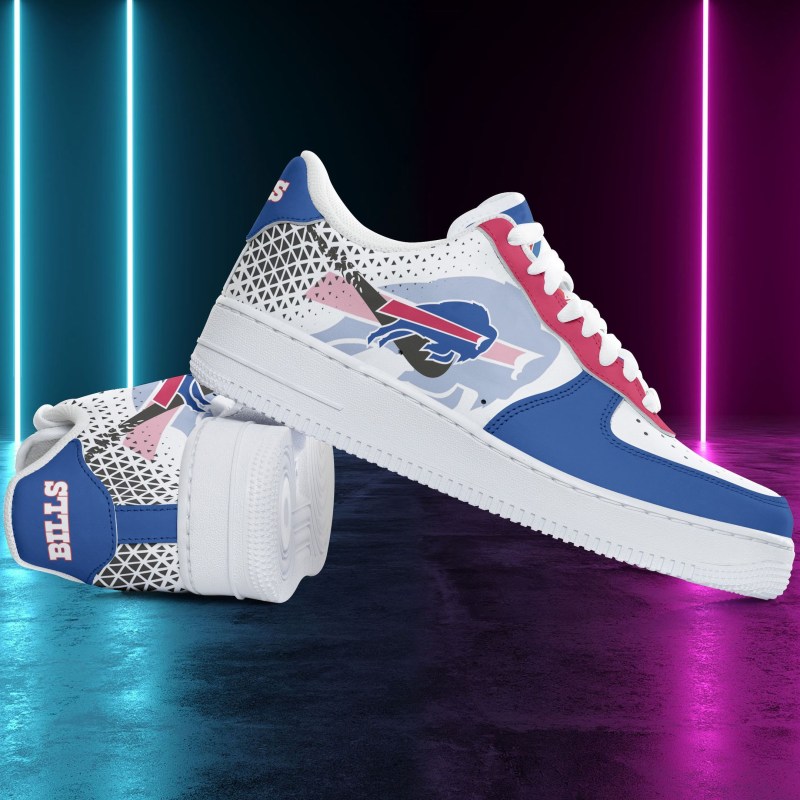 Buffalo Bills AF1 Shoes Detailed View
