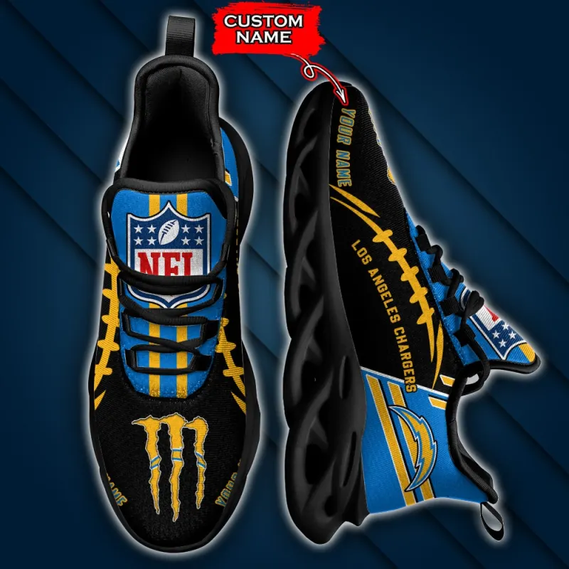 Personalized Chargers Fan Sneakers