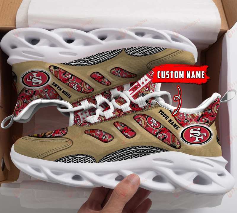 San Francisco 49ers Personalized Yezy Running Sneakers 194