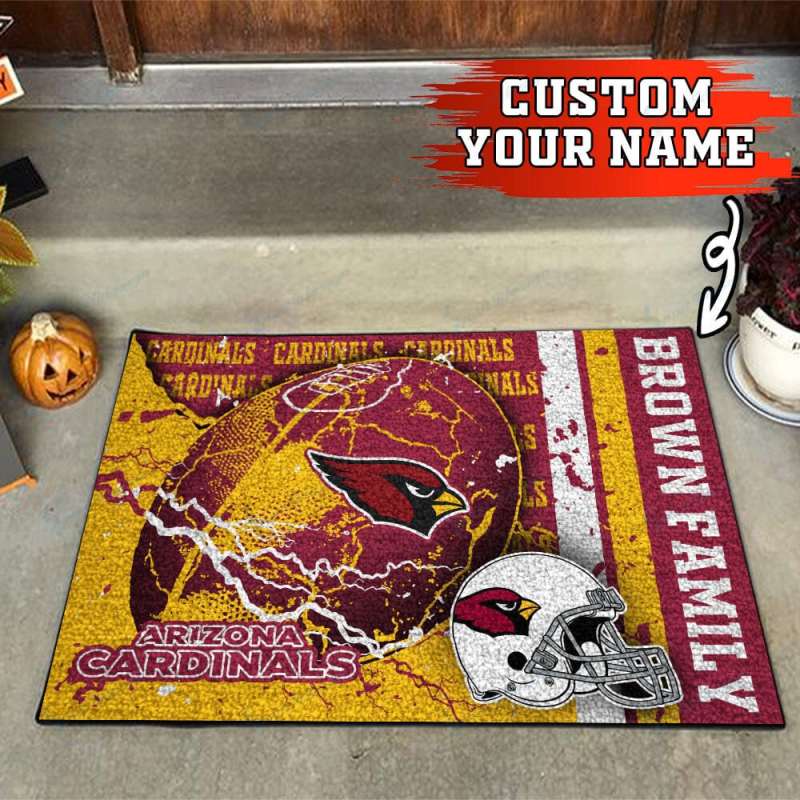 Arizona Cardinals Personalized Doormat