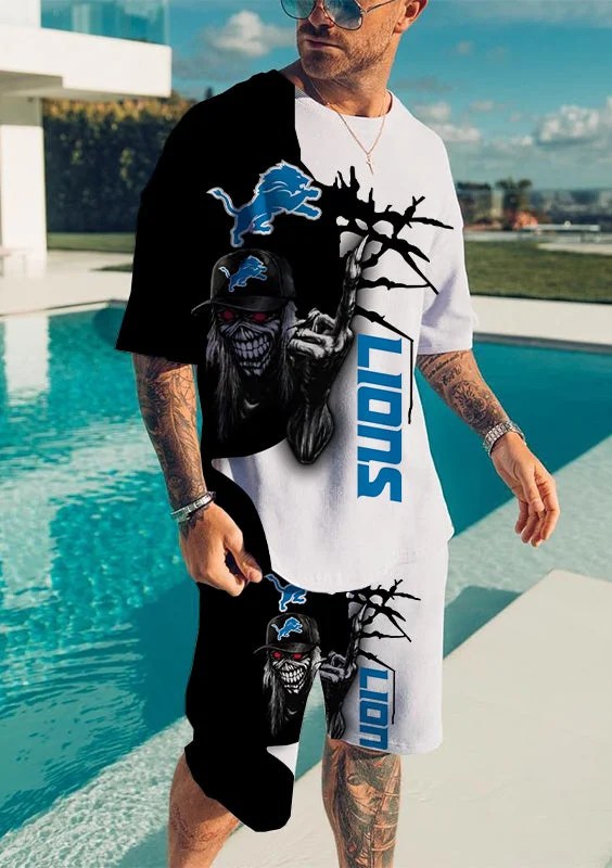 Detroit Lions T-shirt and Shorts
