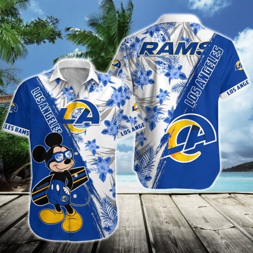 Los Angeles Rams Button Shirt Front