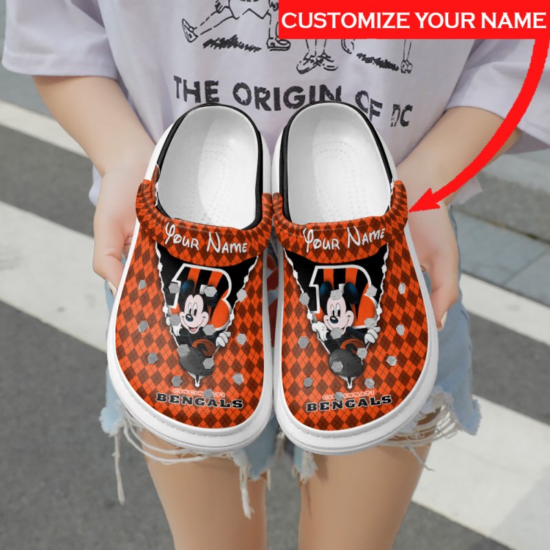 Cincinnati Bengals Personalized Clog
