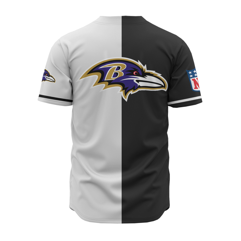Baltimore Ravens Personalized Baseball Jersey