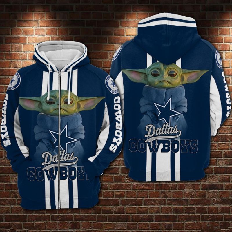 Dallas Cowboys Baby Yoda Hoodie