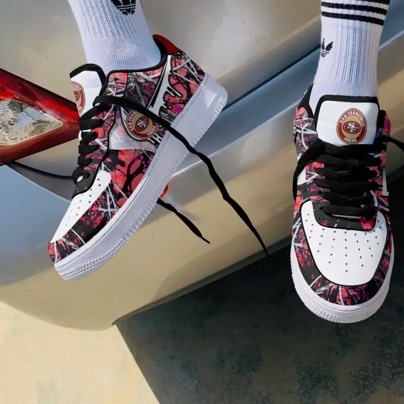 San Francisco 49ers Personalized AF1 Shoes
