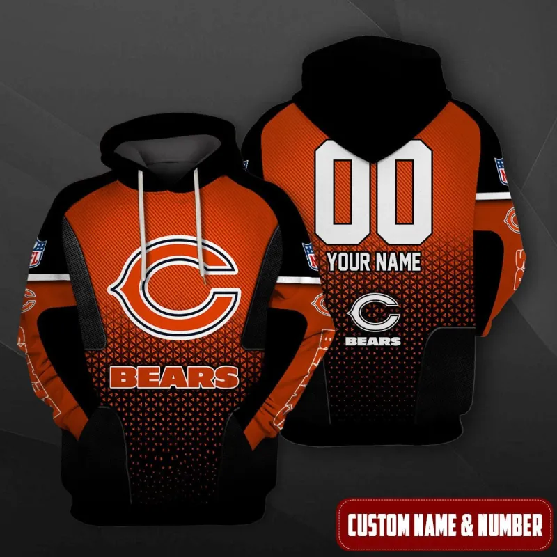 Chicago Bears Personalized Hoodie