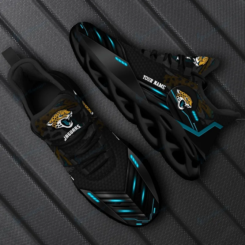 Jacksonville Jaguars Personalized Yeezy Running Sneakers SPD239