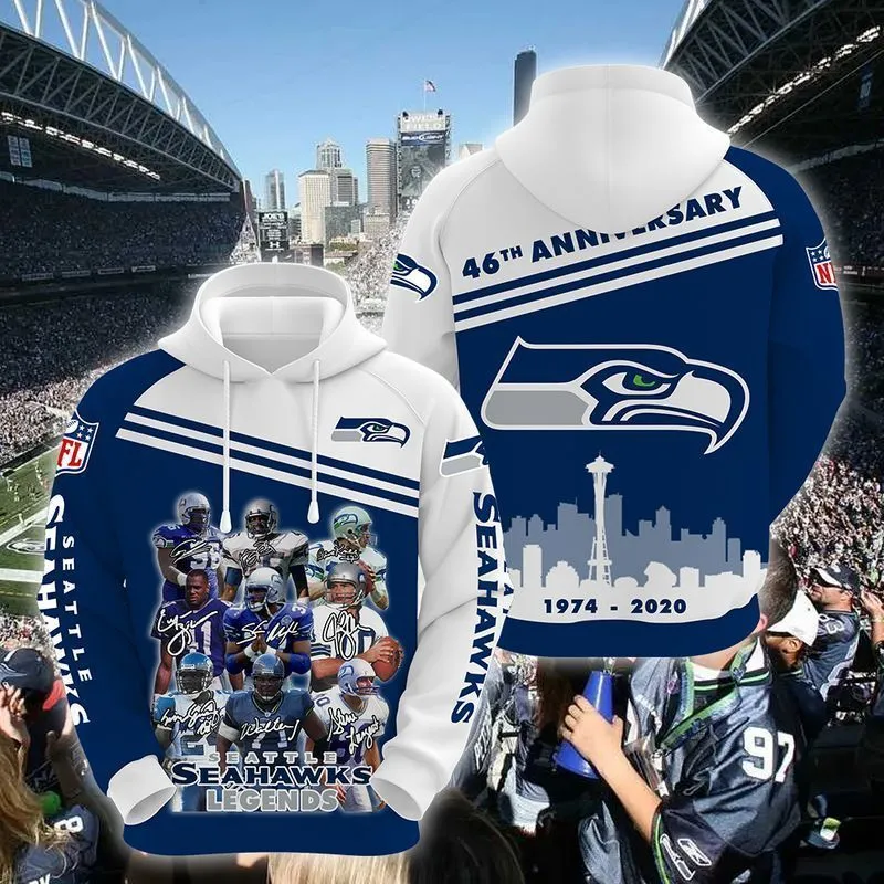 Seattle Seahawks 3D Full Printed Ugly Christmas Sweater